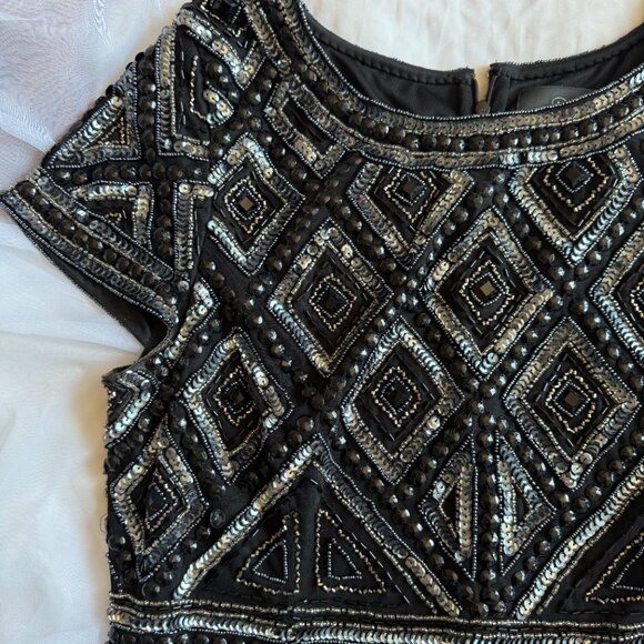 Adrianna Papell Embellished Cocktail Dress – Size 16 - Picture 3 of 8